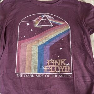 Pink Floyd Kids Tee - Purple with Rainbow Graphic